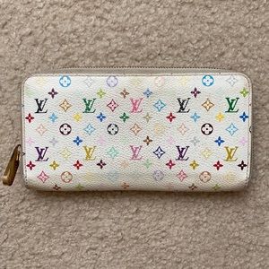 Authentic Multicolor Louis Vuitton Zippy Wallet
